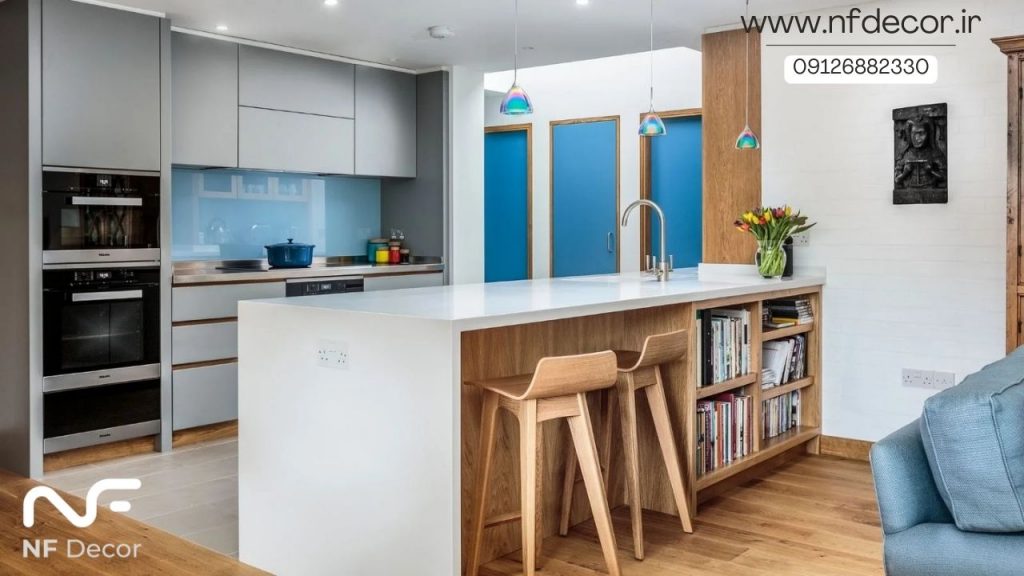 کابینت ام دی اف برای آشپزخانه کوچک